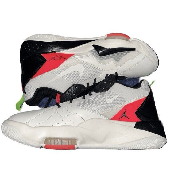 Nike Air Jordan Zoom 92 Sail Flash Crimson CK9183-100 Mens Size 10 - Picture 1 of 9